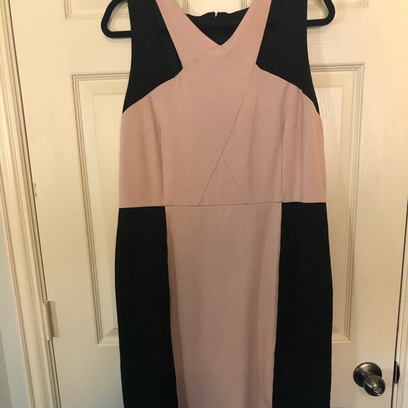 Nine West black and pink after 5 dress sz 16 - Picture 1 of 3